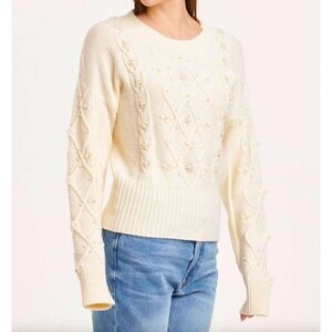 Another Love Cream‎ Textured Sweater